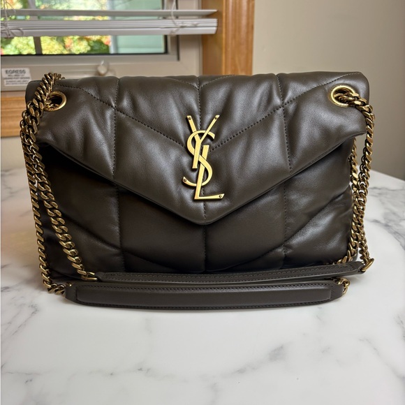 Saint Laurent Loulou Puffer Small Quilted Leather Shoulder Bag - Picture 1 of 13
